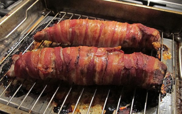 oksemørbrad med bacon i ovn