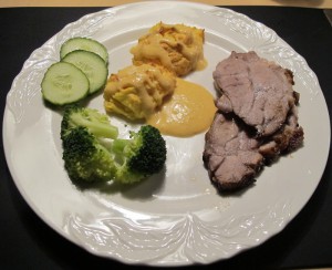 Nakkesteg med kartoffel kroketter